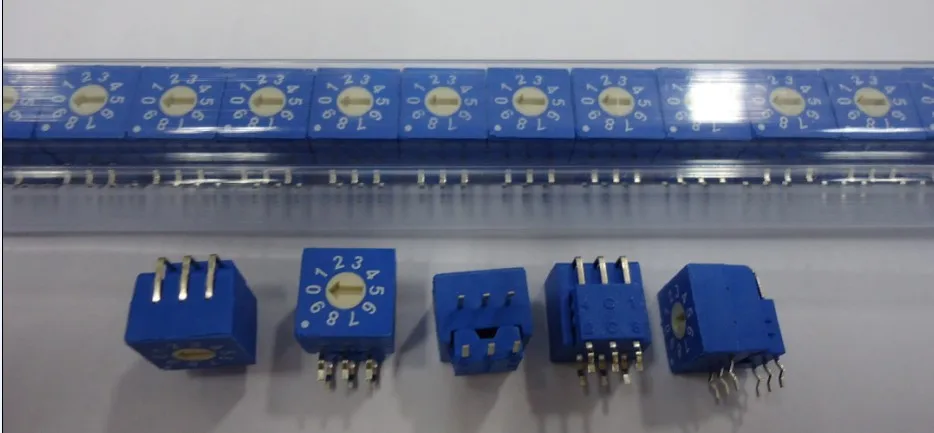 Кодер ERD1 кодер переключатель кольцо Код цифровой 0-9 Pin 3:3 сбоку отрегулировать кодер