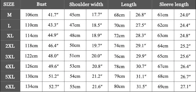 QQC jacket size