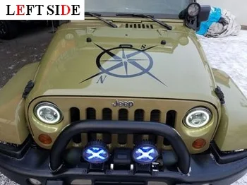 

LEFT SIDE Car Stickers Customizable Compass Whole Body Styling Sticker Exclusive Custom Models Car Modification Stickers