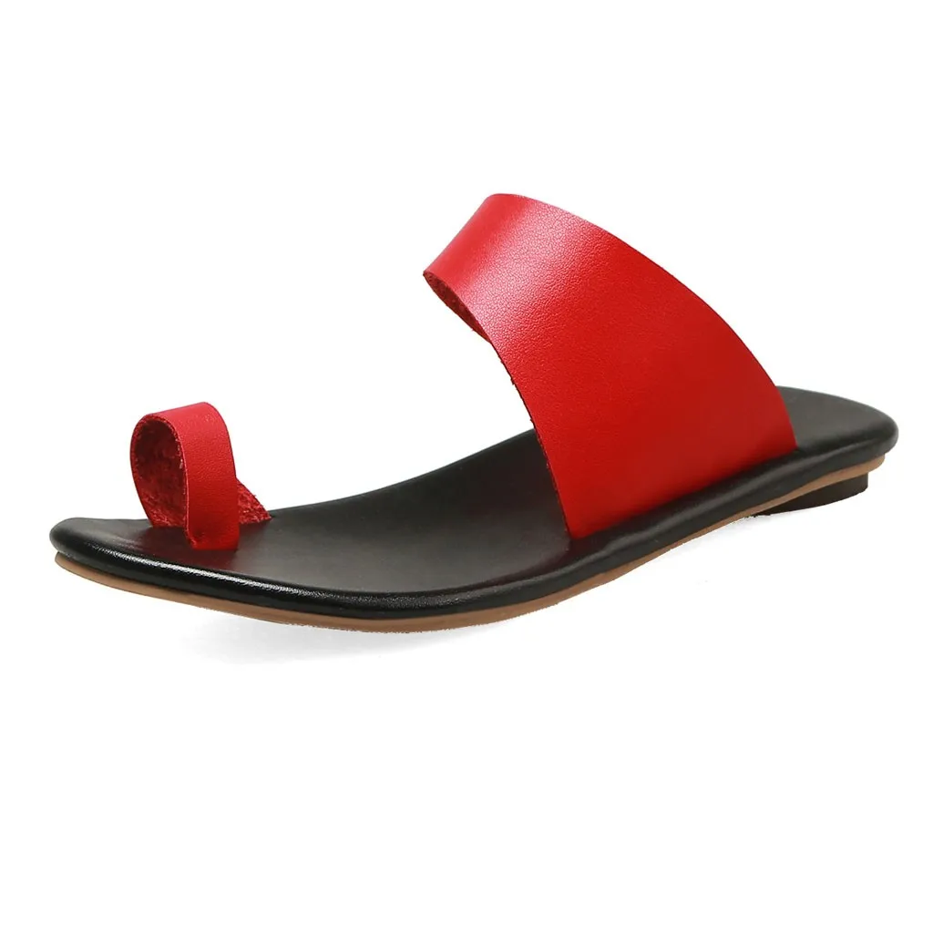 SAGACE المرأة الصيف تو فتح الجوف صنادل أرضية حذاء كاجوال الشاطئ المشي الأحذية عارضة البريطانية الرياح كعب مسطح الضحلة قد 17