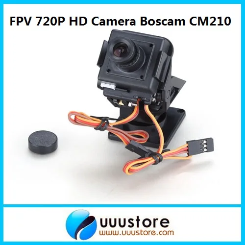 

2015 New Real Rc Boscam Cm210 720p Hd Mini Fpv Aio Camera W/nylon Pan Tilt Ptz And Servo for Aircraft Photography Quadcopter