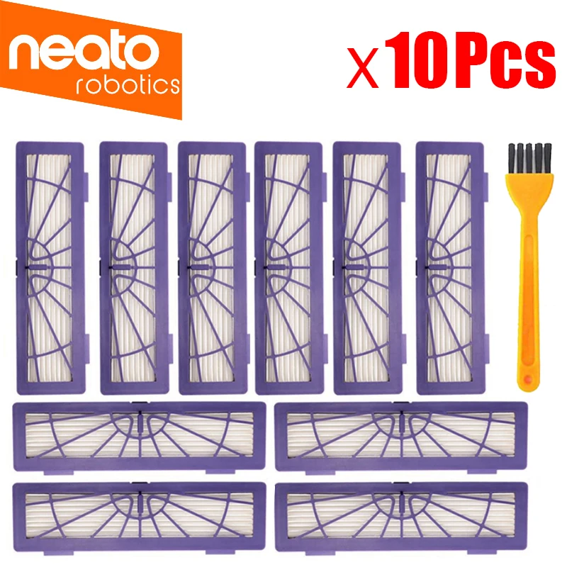 Запчасти для роботов пылесосов Neato BotVac 70e 75 80 85 D5 10 шт.|hepa hepa|hepa filterreplacement hepa filter |
