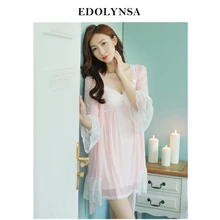 Новое поступление, сексуальная ночная рубашка, набор халатов, комплекты халатов, кружевная ночная рубашка, набор платьев для подружки невесты, Свадебный пеньюар, комплекты халатов# H136