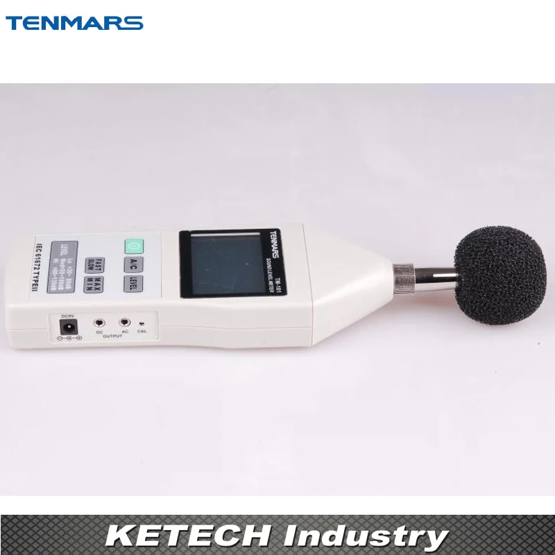 

Handheld Sound Level Meter Noise Tester 30~130dB 2000 Readings TM101