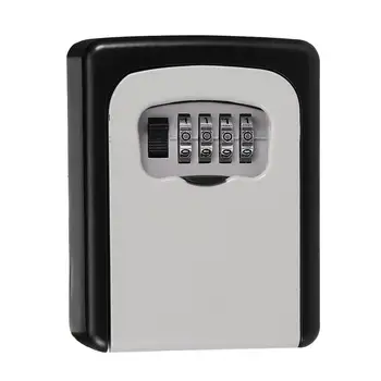 

LK-10 4 Digit Combination Lock Box Key Storage Lock Box Wall Mounted Security Safe Box