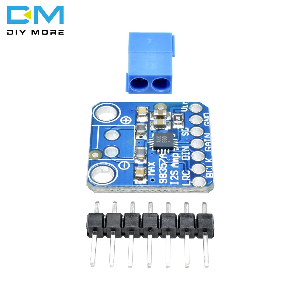 MAX08357 I2S Amp DAC 3W Класс D усилитель Breakout плата для Arduino Zero Raspberry Pi тепловой модуль