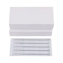 100 шт одноразовые стерильные иглы татуировки Ассорти u-выбор смешанные 50+ Размеры Поставки