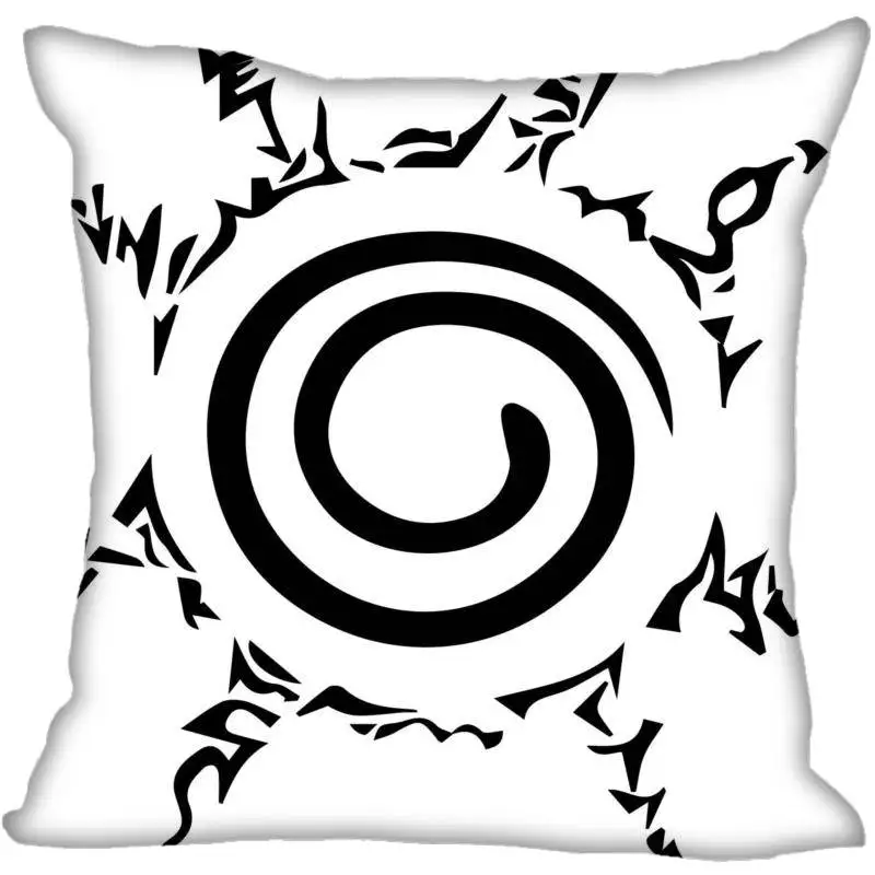Квадратный чехол для подушки с логотипом Наруто на заказ, Наволочка на молнии, чехол 40x40,45x45 см(с одной стороны - Цвет: Pillowcase 5