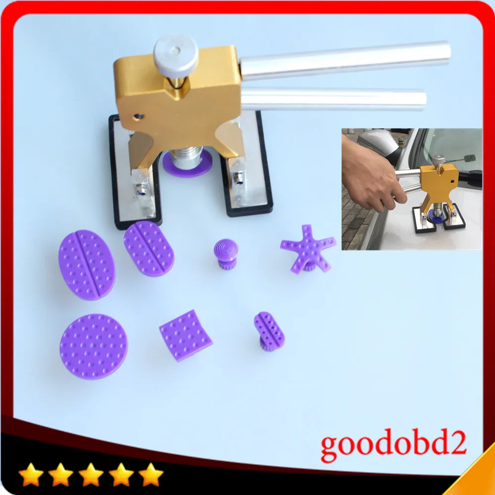 

Car PDR Tools Kit Repair Tool Auto Body Paintless Hail damage Dent lifter paintless Removal with 8x Glue Puller for the Dents