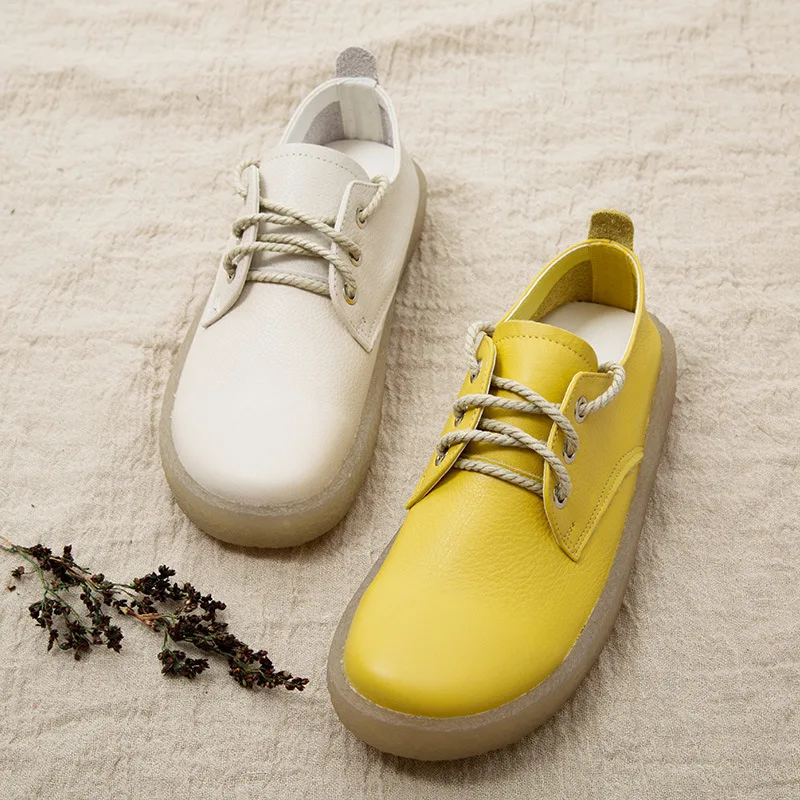 Careaymade-2019 New casual shoes, women's flat heel round head soft bottom shoes,handmade antique genuine leather shoes. Careaymade-2019 New casual shoes, women's flat heel round head soft bottom shoes,handmade antique genuine leather shoes.