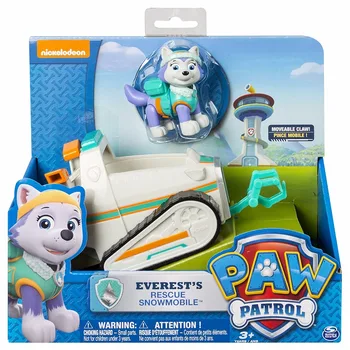 

Genuine Paw Patrol Everest's Snowmobile apollo tracker ryder Vehicle Juguetes Anime Figure Toy Patrulla Canina Patrol dog Car