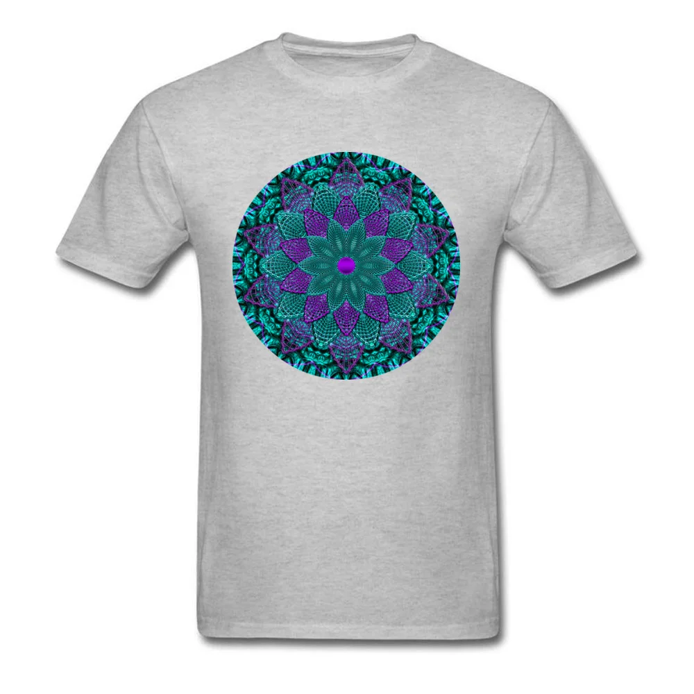 MANDALA DESIGN T SHIRT 241_grey