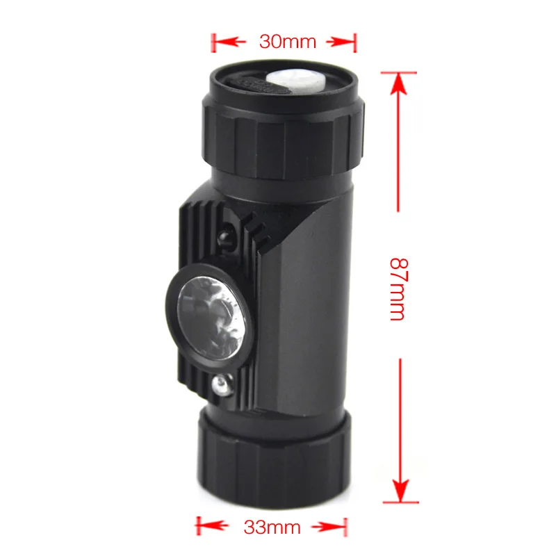 Farol de Indução Acampamento à Prova Luz da Tocha Boruit Mini Sensor Lanterna Recarregável Usb Cabeça Dwaterproof Água 18650 Bateria ir Cheap Faróis de LED