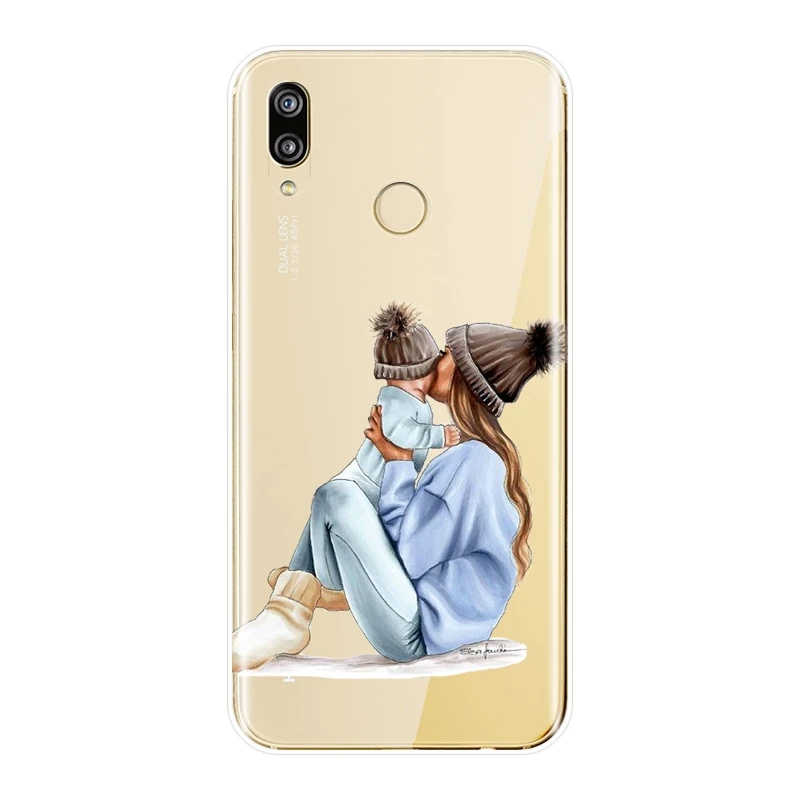 Чехол для девочки, ребенка, женщины, мамы, для huawei P20 Lite Pro P9 P10 P Smart Plus P8 P9 Lite Mini, Мягкая силиконовая задняя крышка, чехол для телефона - Цвет: No.5