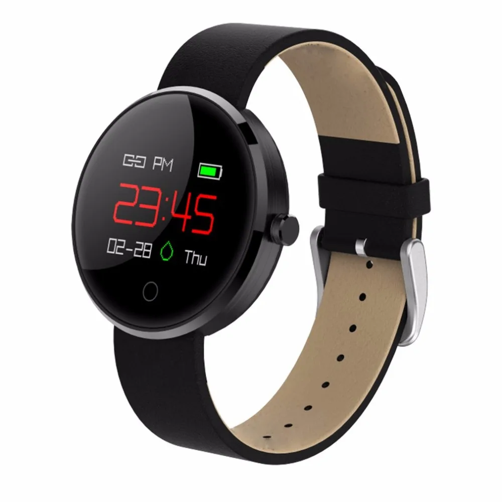 

Multi-functional Smart Bracelet Watch With Touch Screen 0.95" Waterproof BT4.0 Smartwatch Heart RateWristband 2018 New