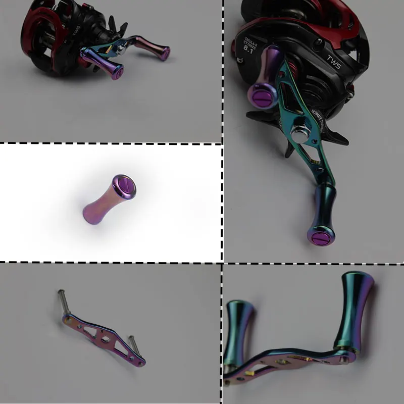 Carretel de Pesca Lidar com Botão Cor do Arco-íris Kawa Rocker Knob Liga Alluminum Acessório 12 Carretilhas de pesca