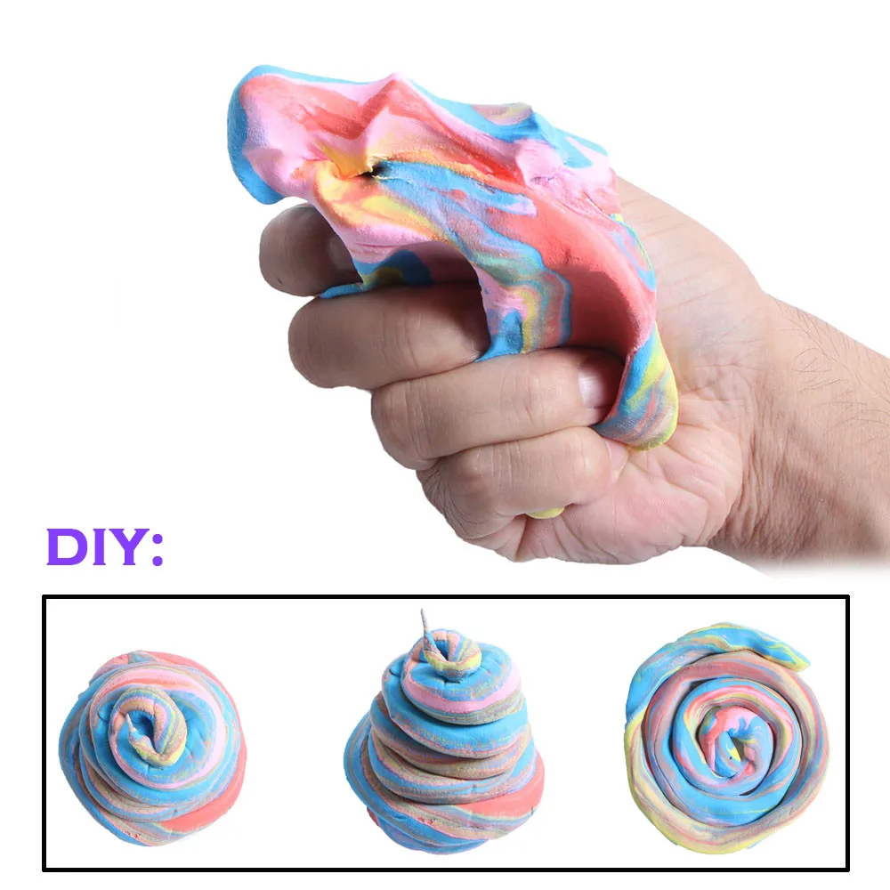 Пушистый Floam DIY прозрачные слизистые игрушки шпатлевка ароматизированный снятие