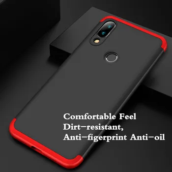 

50pcs 3-in-1 360 Protect Phone Case For Xiaomi 9 9SE Redmi Note 7 Pro 6 Pocophone F1 8 Lite 8SE Play Hard Plastic Full Cover