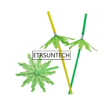 

1000pcs Coconut Umbrella Straws Disposable Party Beverage Juice Drinking Straw Tropical Hawaiian Party Decoration