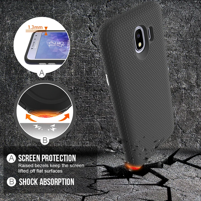 TOIKO X Guard двухслойные противоударные Чехлы для Samsung Galaxy J4 J400 J400F 2018 Гибридный ПК ТПУ