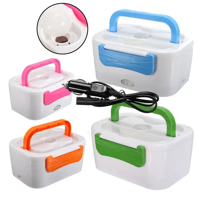 12V Handy Charging Heated Bento Boxes Electric Outdoor Travel Car Food
