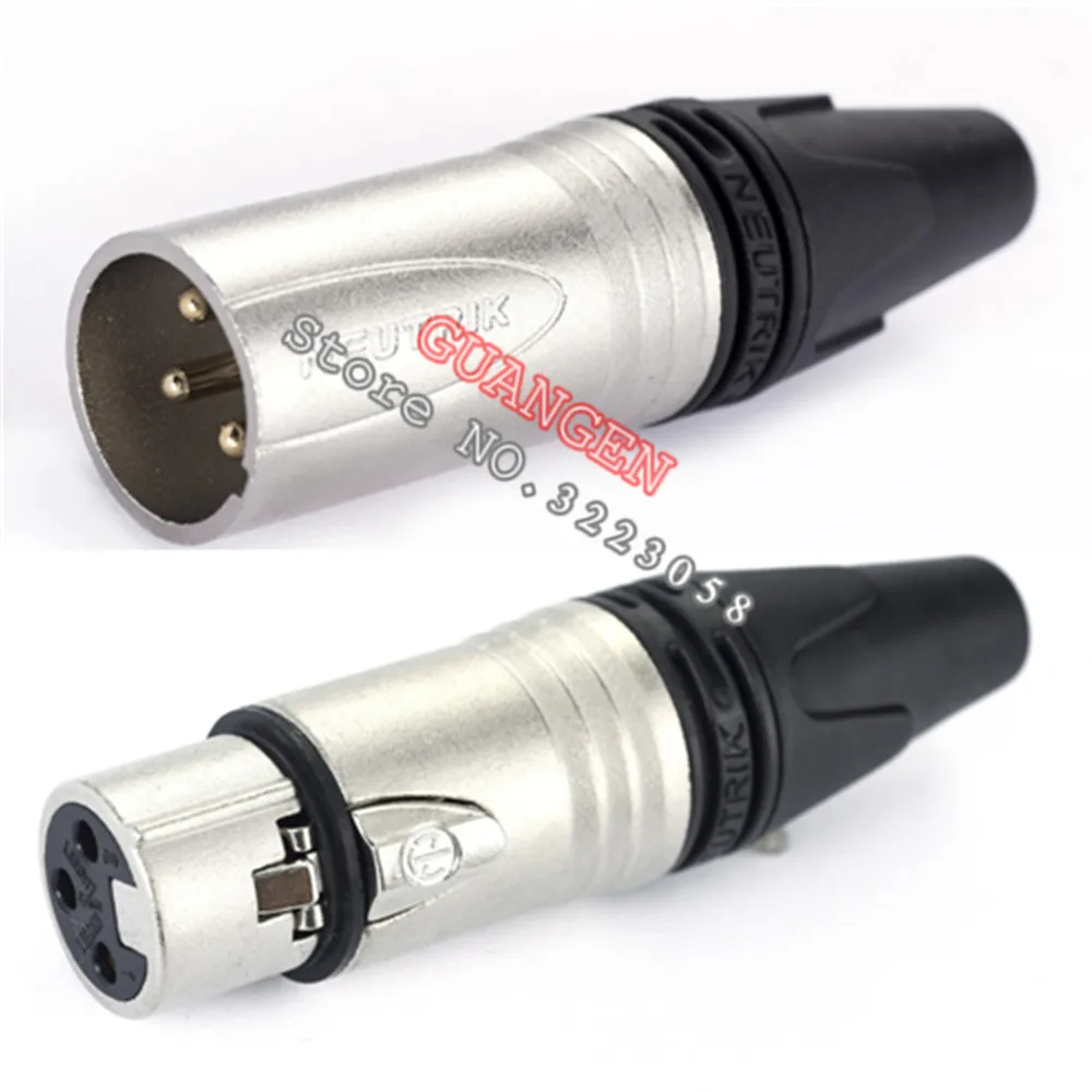 Обновленная версия 20 шт./лот 10 шт. NC3MXX и NC3FXX для NEUTRIK Male female набор 3 Pin XLR коннектор