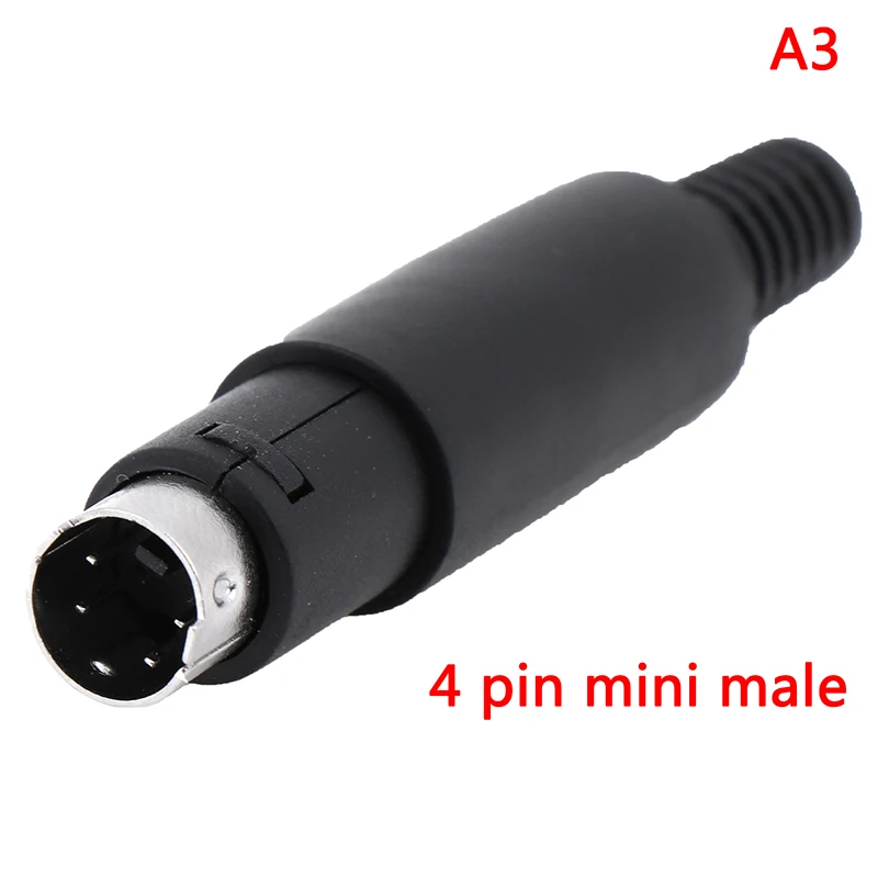 Новые Полезные мини-разъем DIN разъем 3/4/5/6/7/8 PIN кабель системного блока крепление для мальчиков и девочек - Цвет: A3