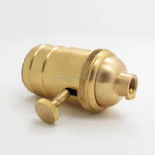 Винтаж антикварные украшения цоколем Эдисона E26 E27 латунь лампа разъем