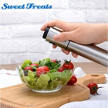Sweettreats 1 шт. спрей-насос из нержавеющей стали мелкий туман оливковый насос спрей бутылка масло опрыскиватель горшок инструмент для приготовления пищи