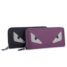 Geldbörse frauen kleine geldbörse frauen kleine Designer brieftaschen berühmte marke monster zip damen leder mappe carteras mujer