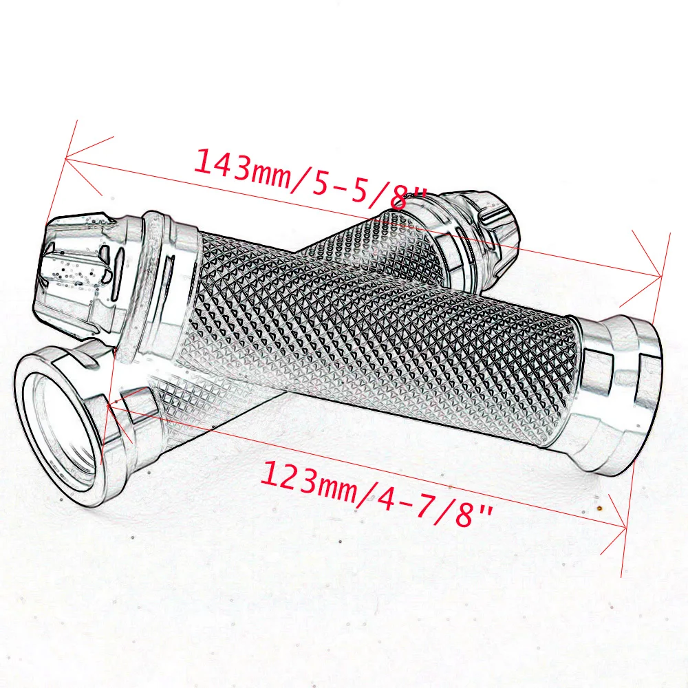 CNC мотоциклетные ручки, наборы 7/8 дюймов 22 мм Рули с ЧПУ, алюминиевые педали для автомобилей, велосипедов