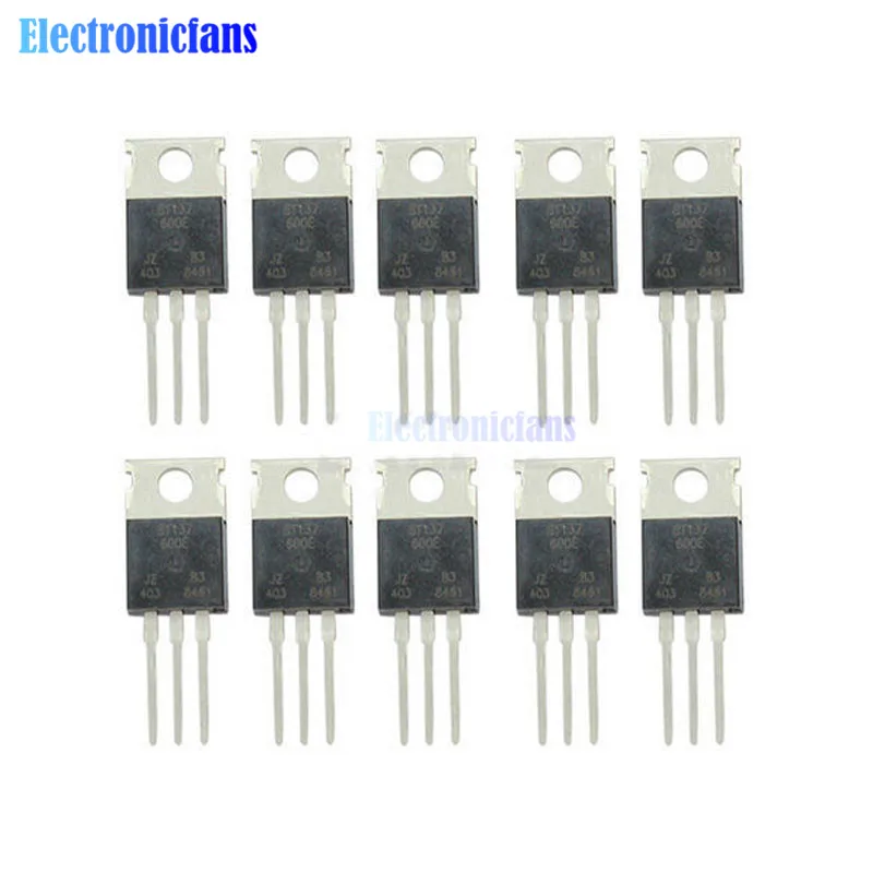 Aliexpress.com : Buy 20Pcs BT137 600 BT137 600E BT137 8A / 600V Triacs ...