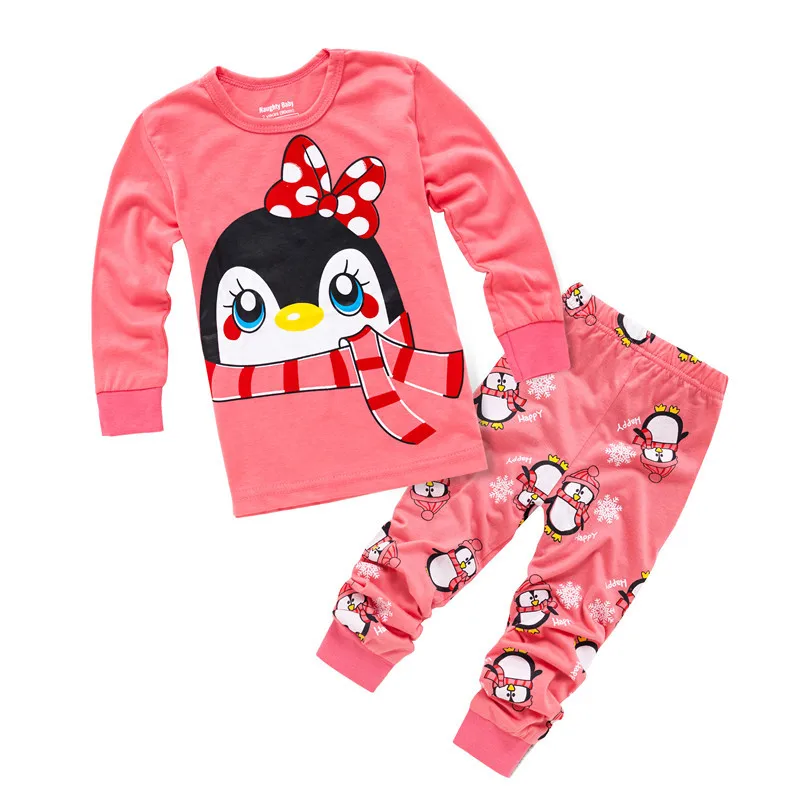 Комплекты одежды для детей; одежда для сна для мальчиков; детский пижамный комплект с Бэтменом; Хлопковая пижама с рисунком для маленьких девочек; пижамы на весну-осень - Цвет: Color H