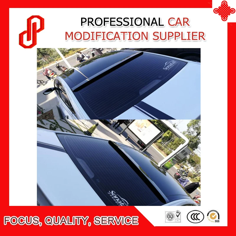 

Primer ABS black white red ect color car rear roof spoiler for Sonata 9 2014 2015 2016