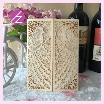 

12Pcs/pack White/Beige Event Supplies Envelope Delicate Carved Pattern Birthday Business Party Wedding Event Invitation Card