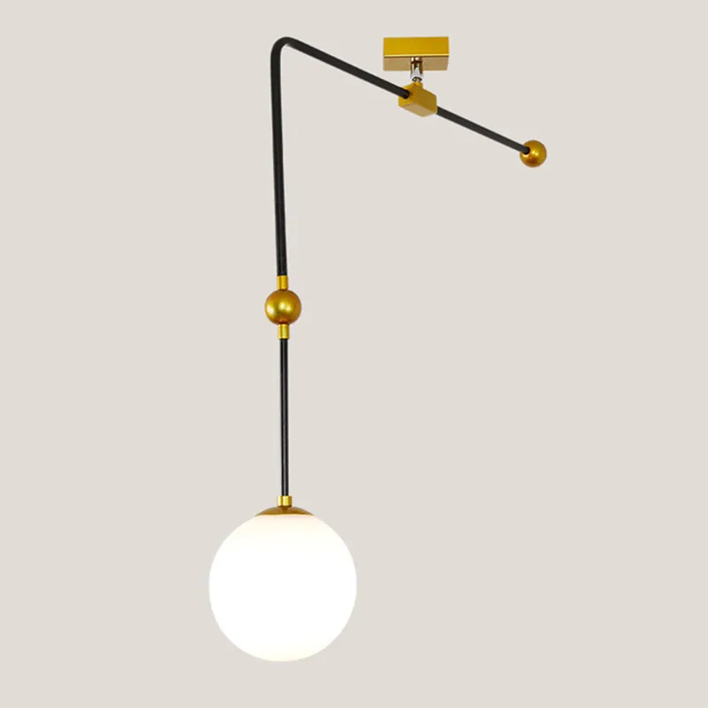

Modern Simple Dining LED Lights Postmodern Iron Designer Restaurant Pendant Light Nordic Mediterranean Sea Bar Lights
