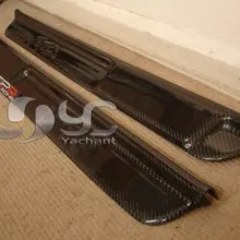 Углеродное волокно порога Шаг плиты Kick панель подходит для Mitsubishi FTO