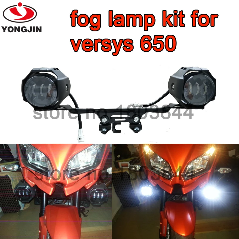 LED Auxiliary Fog Lights Assembly For kawasaki