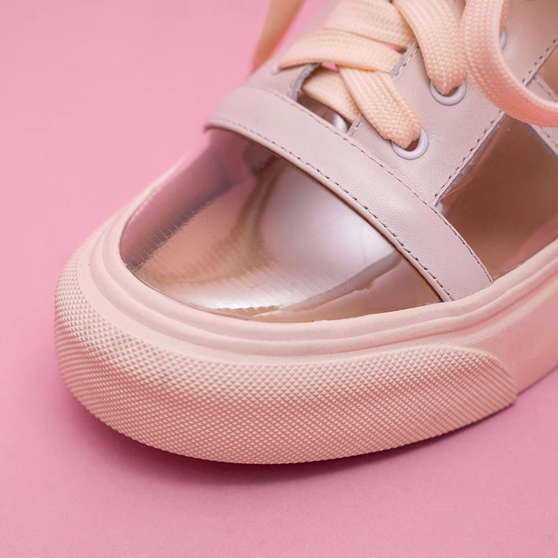DoraTasia/Новинка весны 2019 из натуральной коровьей кожи повседневные туфли на плоской подошве для дам на шнуровке смешанные Цвет ботинки
