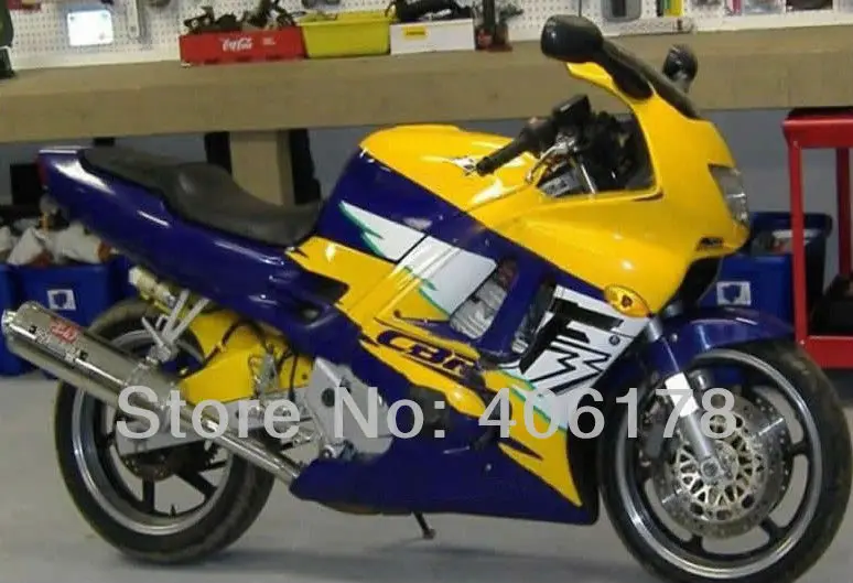 Комплект для CBR 600 F3 1995 1996 95 96 Многоцветный комплект кузова мотоцикла Обтекатели(литье под давлением