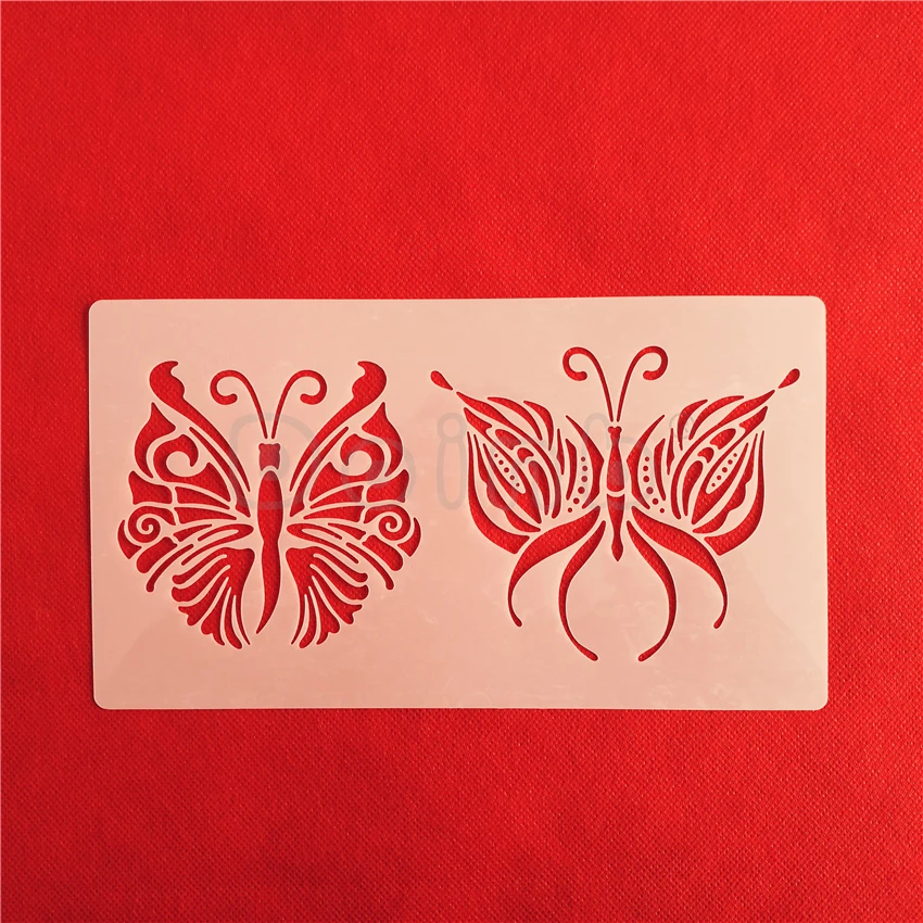 Decorative Butterfly Cake Stencil Frosting Spray Cookie