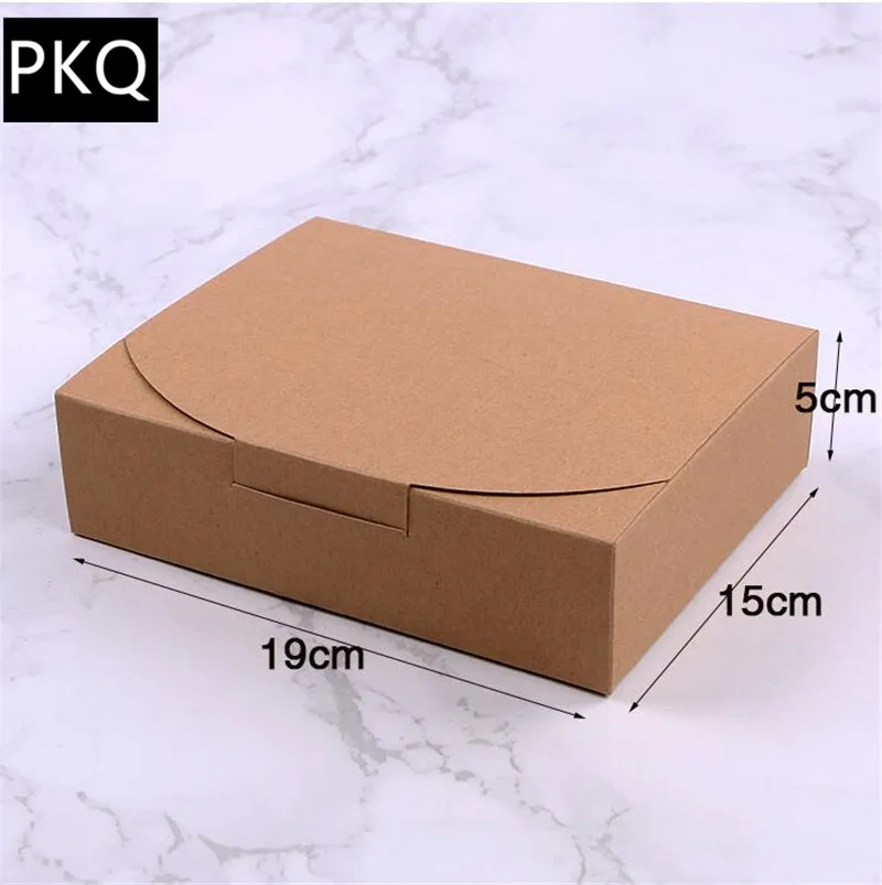 

Large cowhide color packaging box kraft paper cake West point paper box Nougat biscuit baking packing box tea cupcake gift box