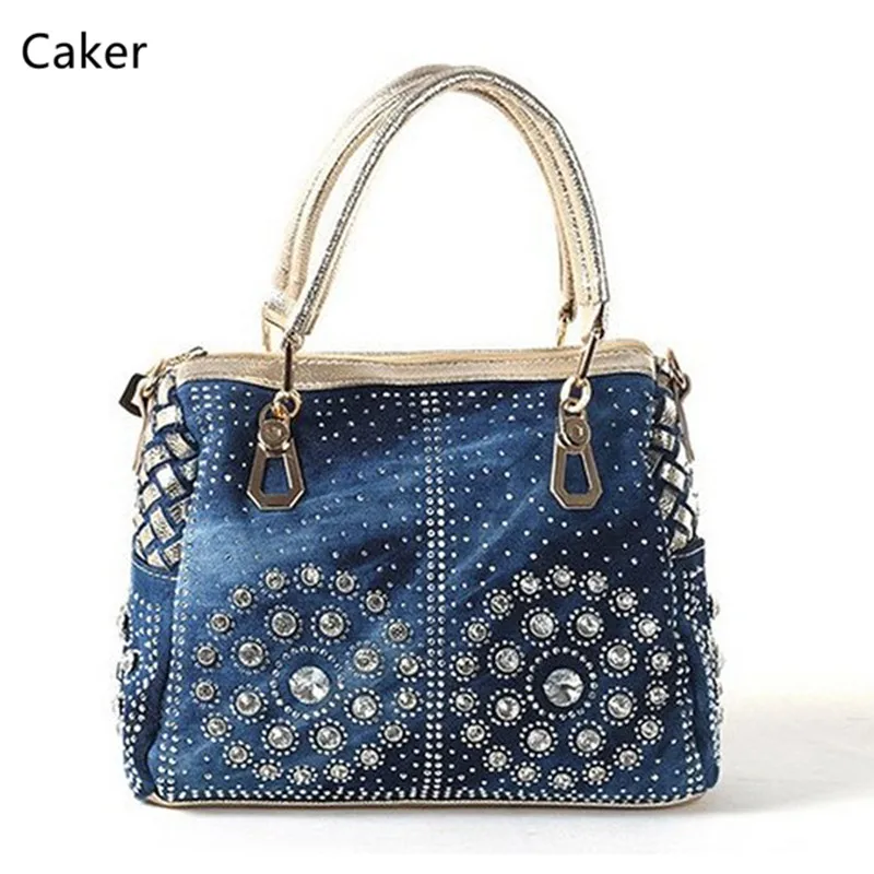 

Caker 2017 Women Handbag Diamonds Crossbody Bags Lady Blue Gold Totes Bag Female Shopping Handbags Fashion Ladies Hand Bags