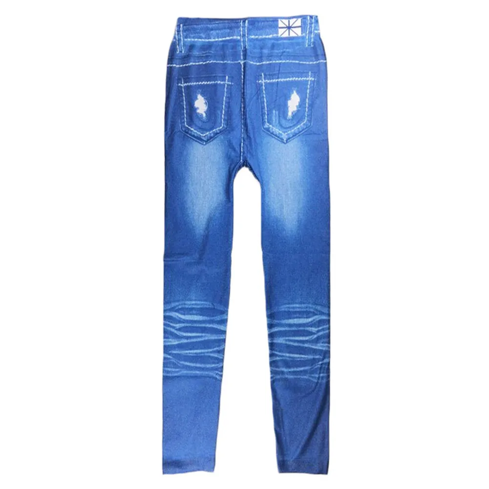 2019 женские Леггинсы пуш-ап бедра сексуальные джинсы принты макет карманы высокие эластичные обтягивающие тренировочные эластичные джинсы