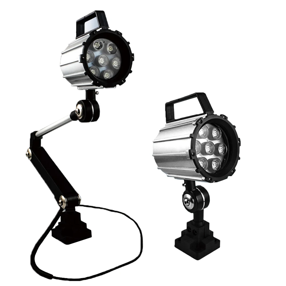 

7 /12W 24-220V LED CNC Machine Tools Light Explosion-proof Waterproof IP67 Workshop Working Lamp Long Arm Folding Lights
