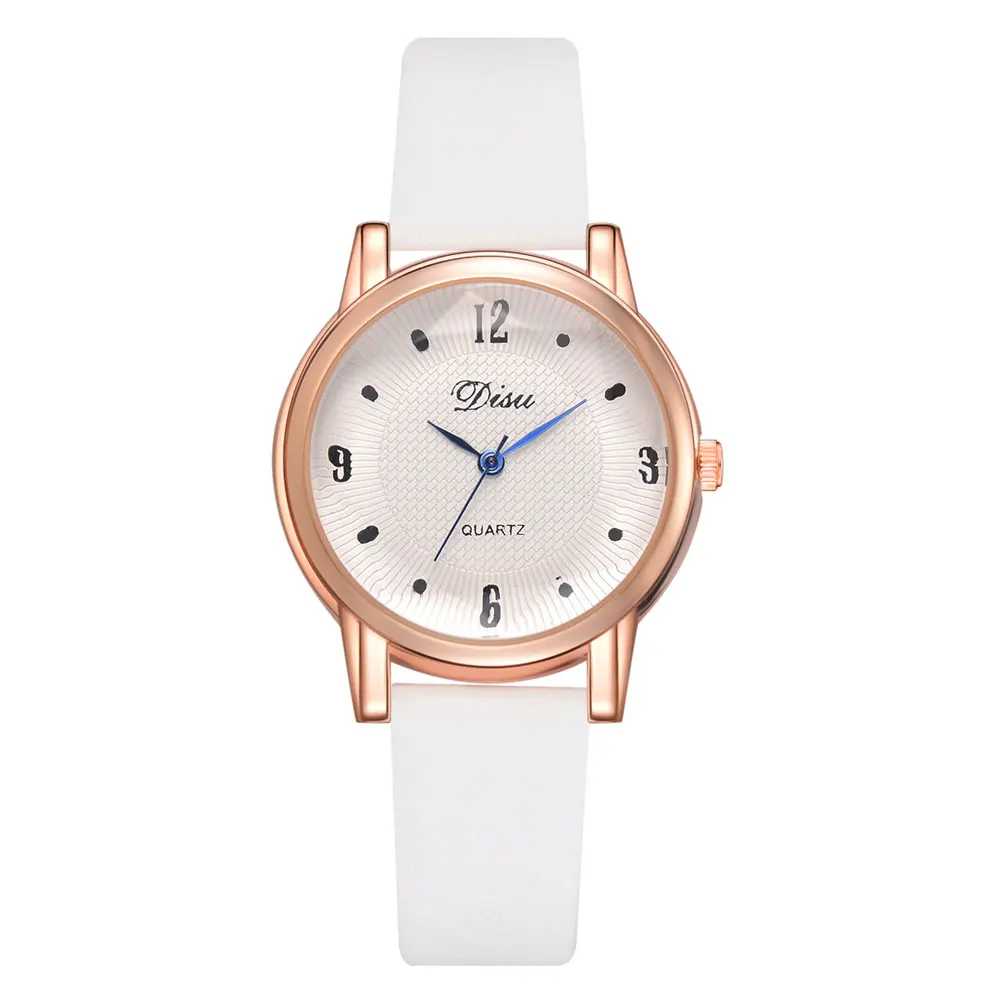 Disu бренд для женщин часы Роскошные уличные Стиль искусственная кожа наручные часы женский кожаный ремешок для часов дропшиппинг бизнес