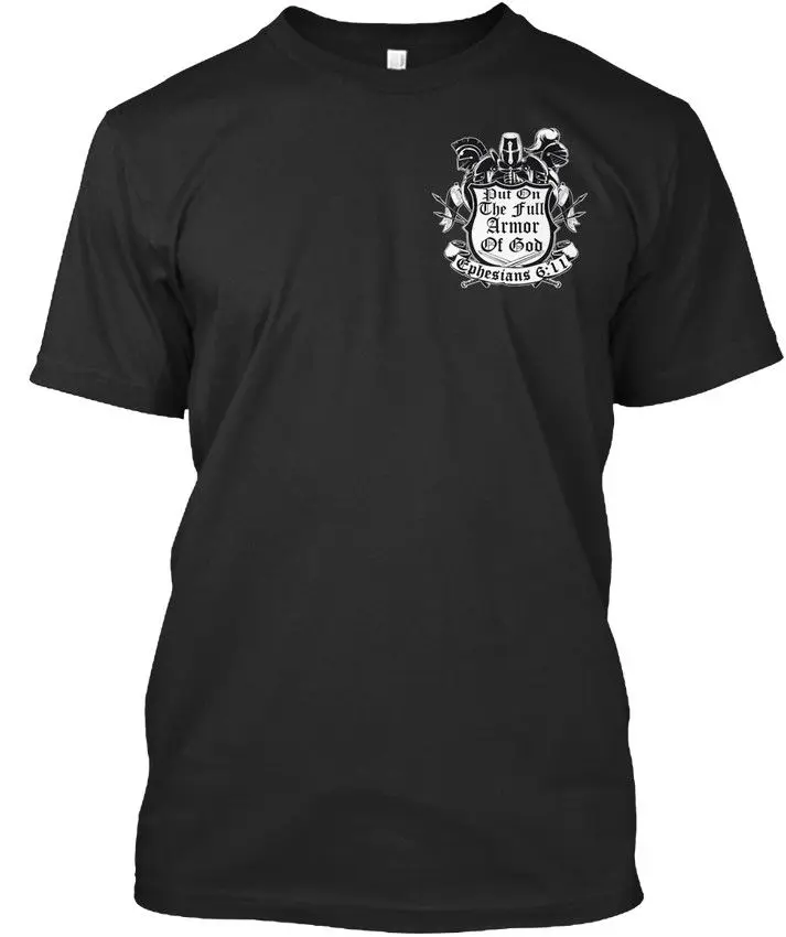 Put On The Full Armor Of God - Bob Ephesians 6:11 Premium Tee T-Shirtknitted comfortable fabric