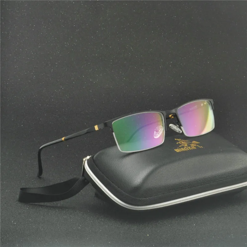 Men's Lightweight Glasses Frame Myopia Metal Half-frame Optical Prescription Eyeglasses Customized FML | Аксессуары для одежды