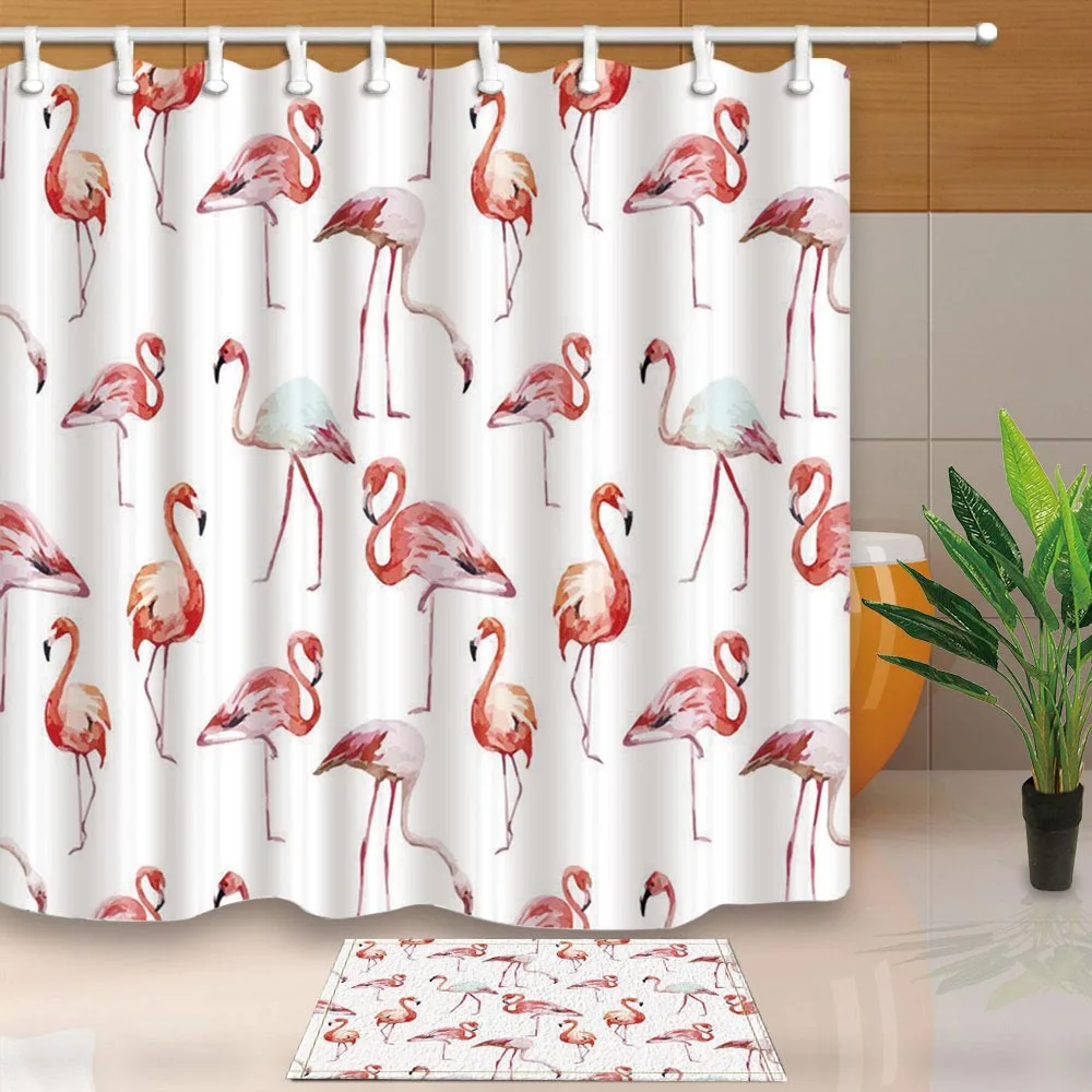 Aliexpress.com : Buy Flamingo Waterproof Shower Curtain ...