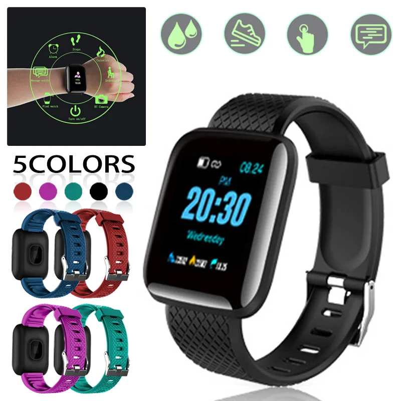 

Smart Bracelet Blood Pressure Measurement Waterproof Fitness Tracker Watch Heart Rate Monitor Pedometer Smart Bracelet Women Men
